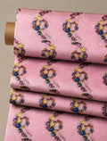 Gemstone Ribbon Pink – Premium Jacquard Fabric (3.5 Meters)